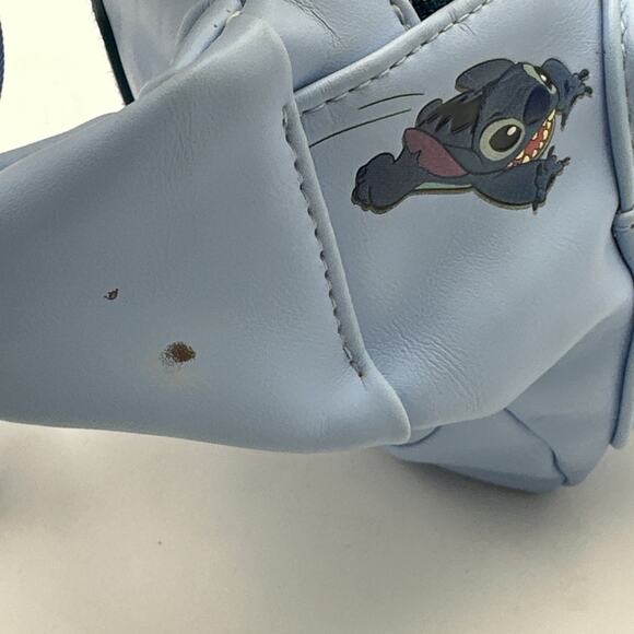 Loungefly Disney Lilo & Stitch Badness Level Fanny Pack BoxLunch Used - Picture 4 of 10